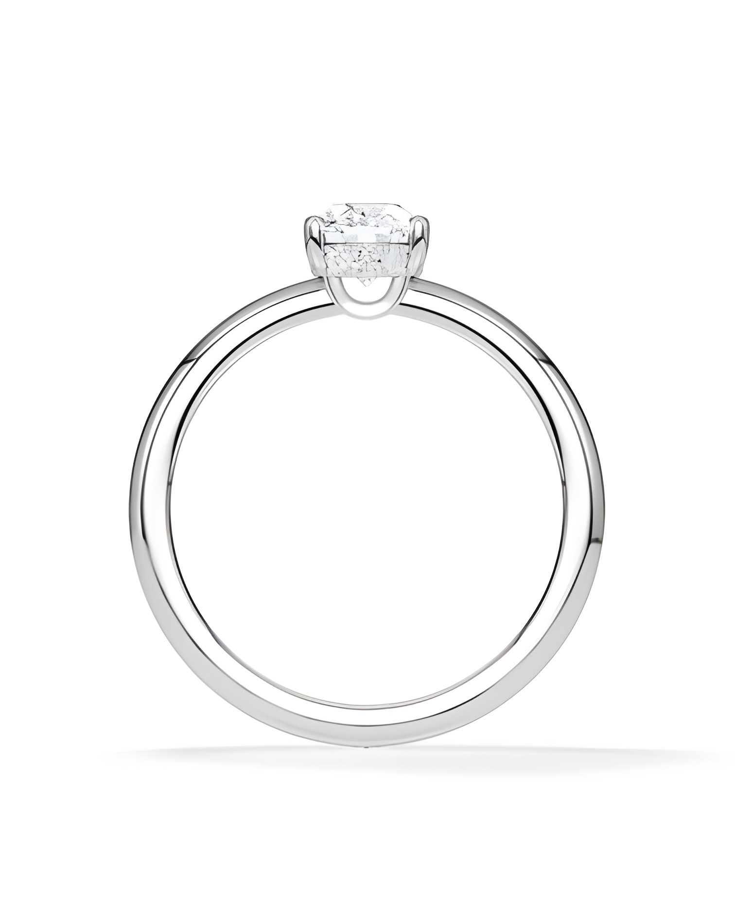 Anillos diamante oval de compromiso con lab diamond | Staring