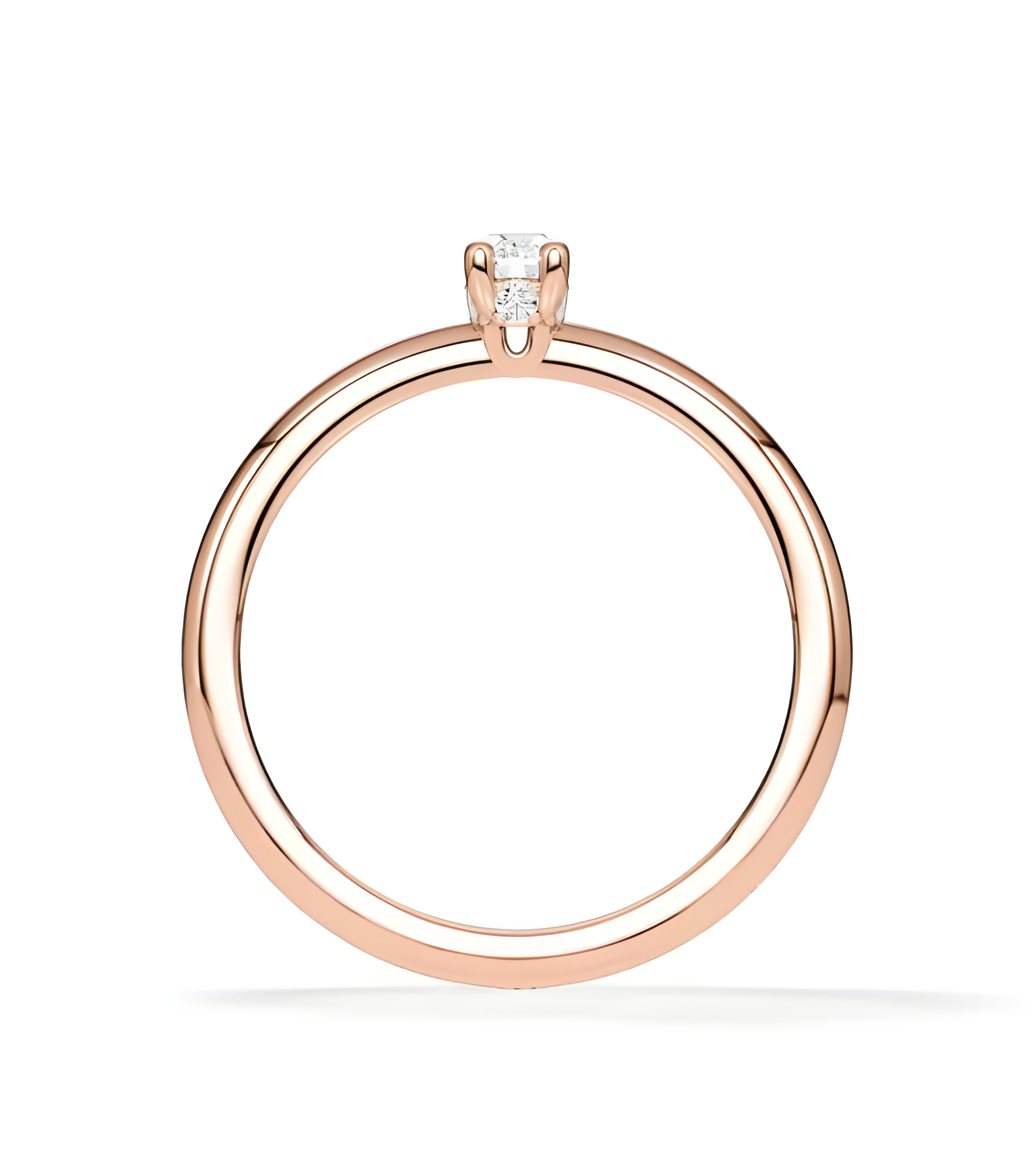 Anillos de compromiso solitarios con diamantes naturales | Staring