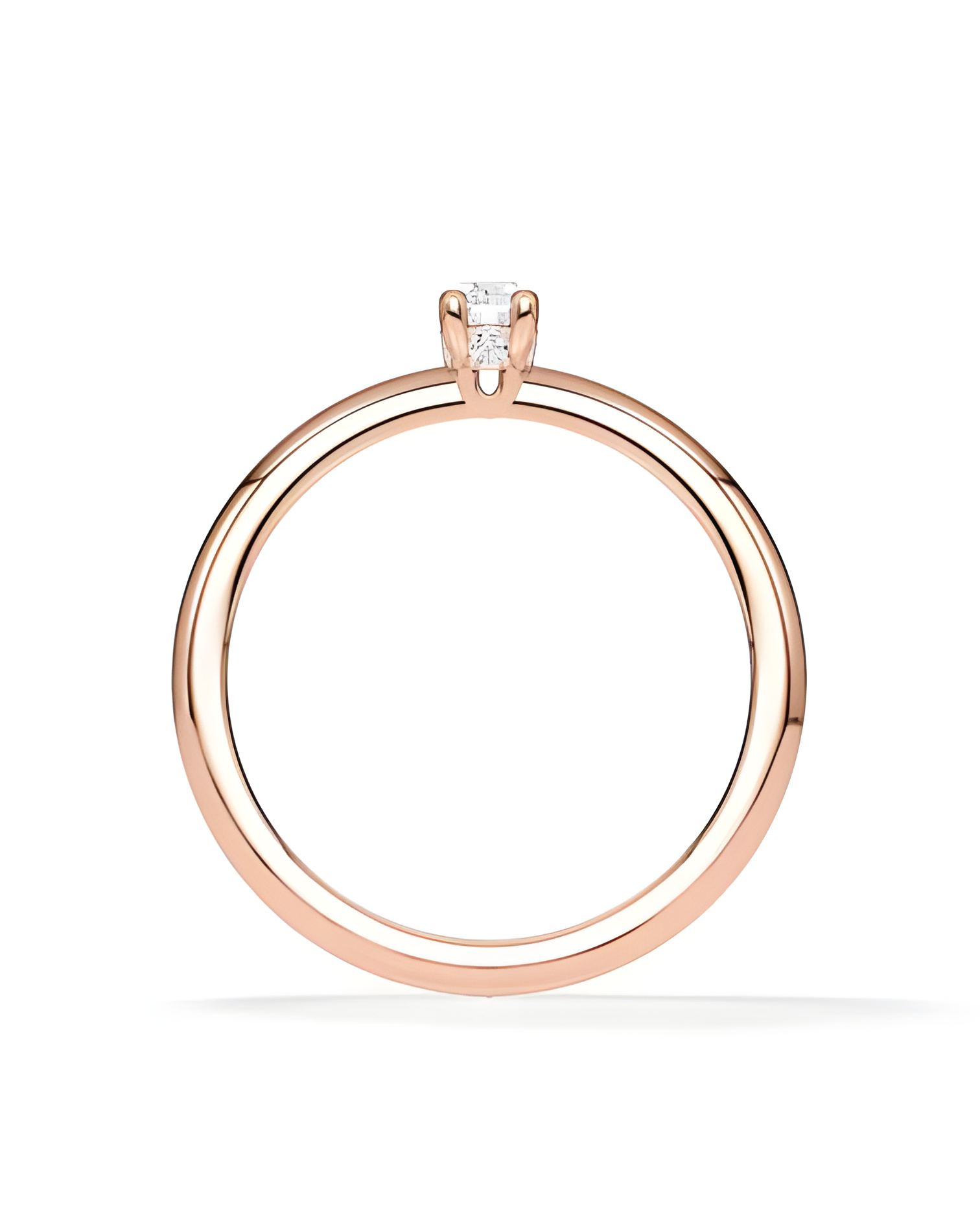 Anillos de compromiso solitarios con diamantes naturales | Staring