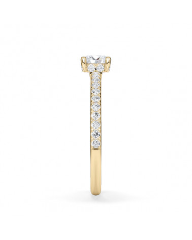 Anillos compromiso con diamantes talla oval certificados | Staring