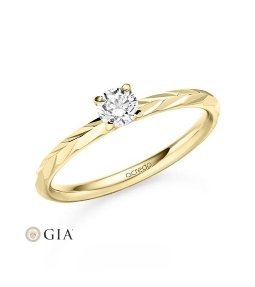 New collection of yellow gold engagement rings for the proposal | Staring
