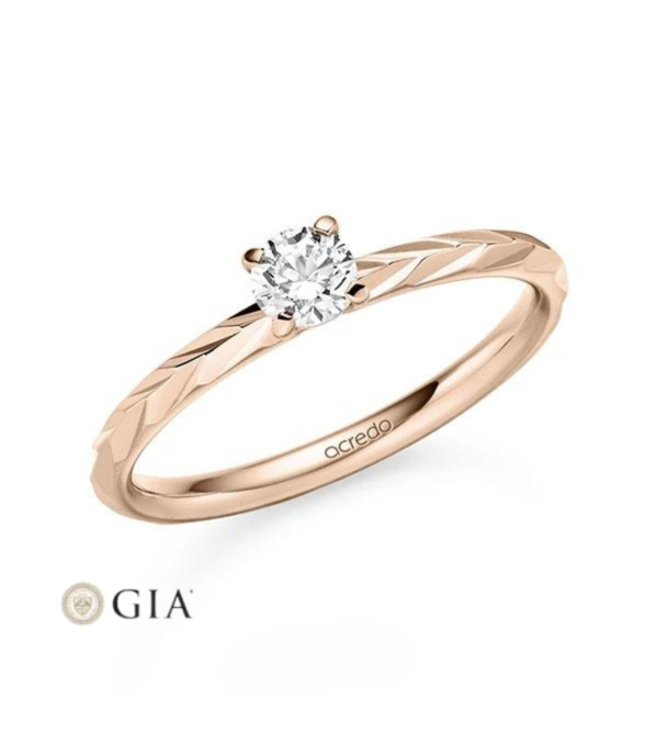New collection of pink gold engagement rings for the proposal | Staring