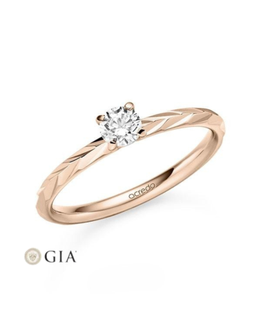 New collection of pink gold engagement rings for the proposal | Staring