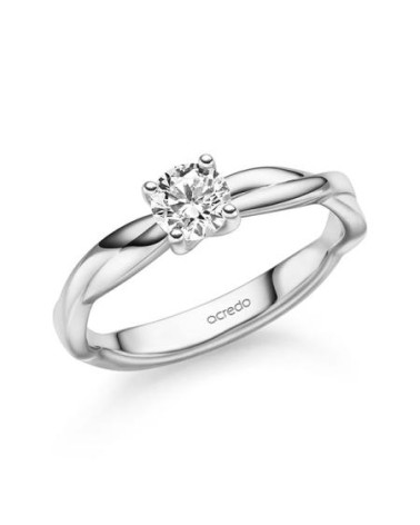 Anell de compromís exclusiu en Platí 950 per a la demanada | Staring