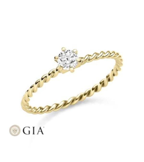 Nova col·lecció d’anells de compromís en or groc exclusiú | Staring