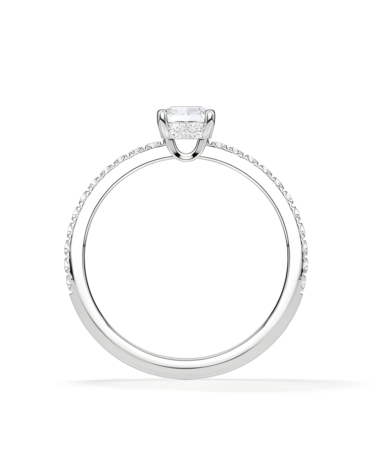 Pavé engagement rings with ethical lab-grown diamonds | Staring