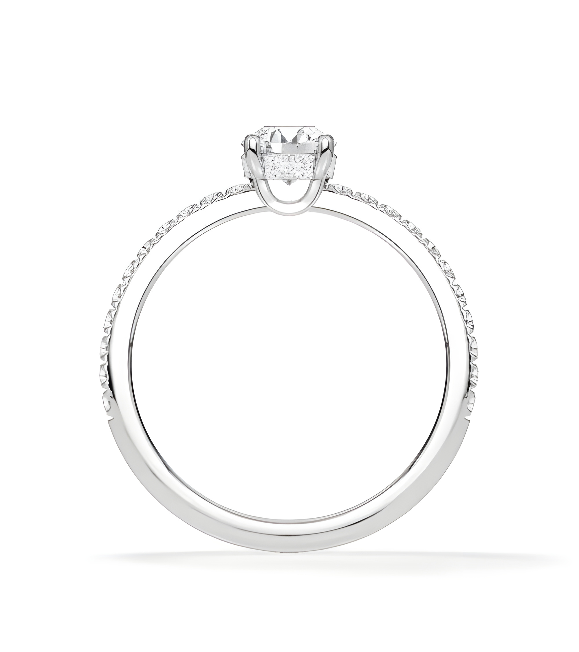 Pavé engagement rings with ethical lab-grown diamonds | Staring