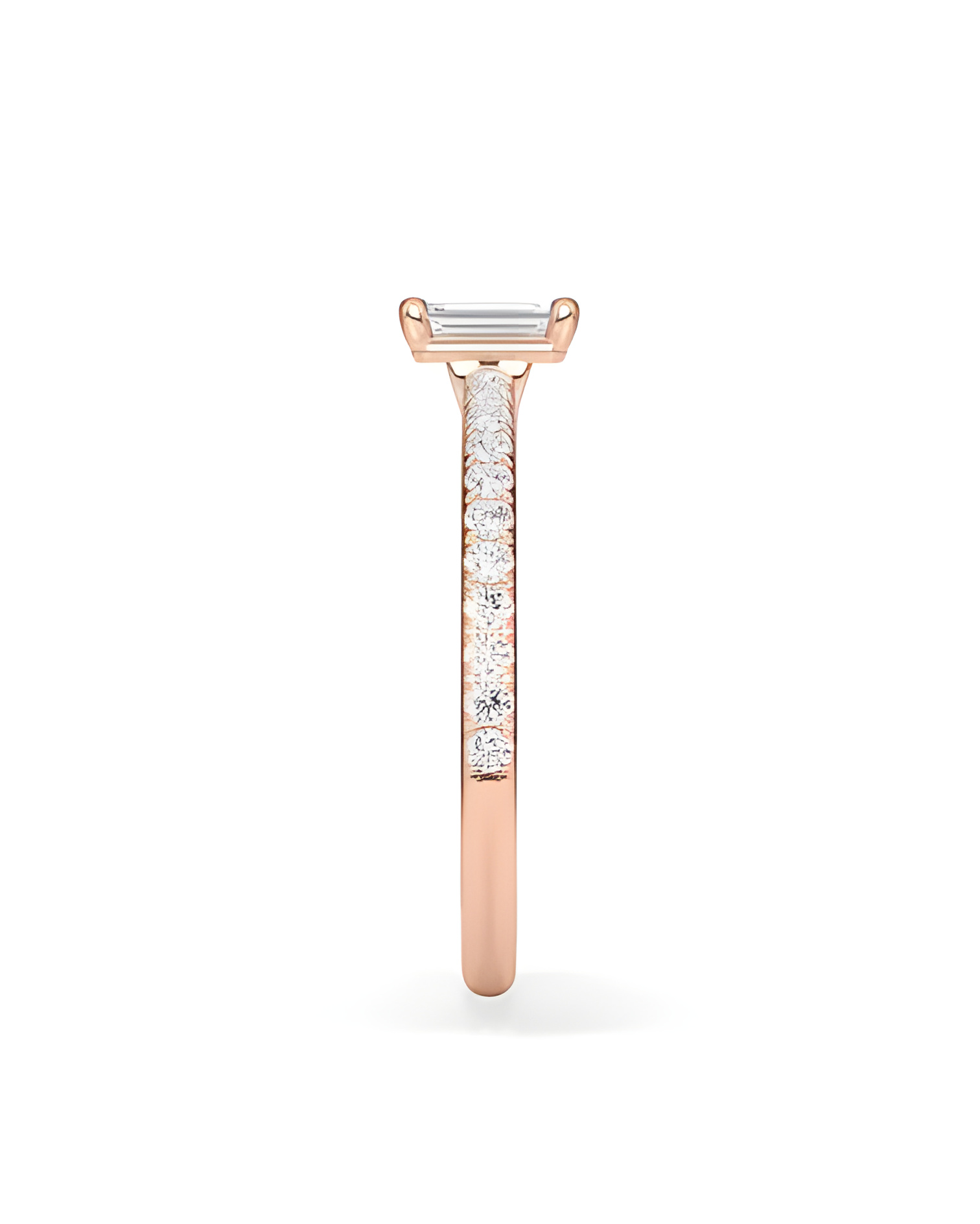 Combined Pavé engagement rings with lab-grown diamonds | Staring