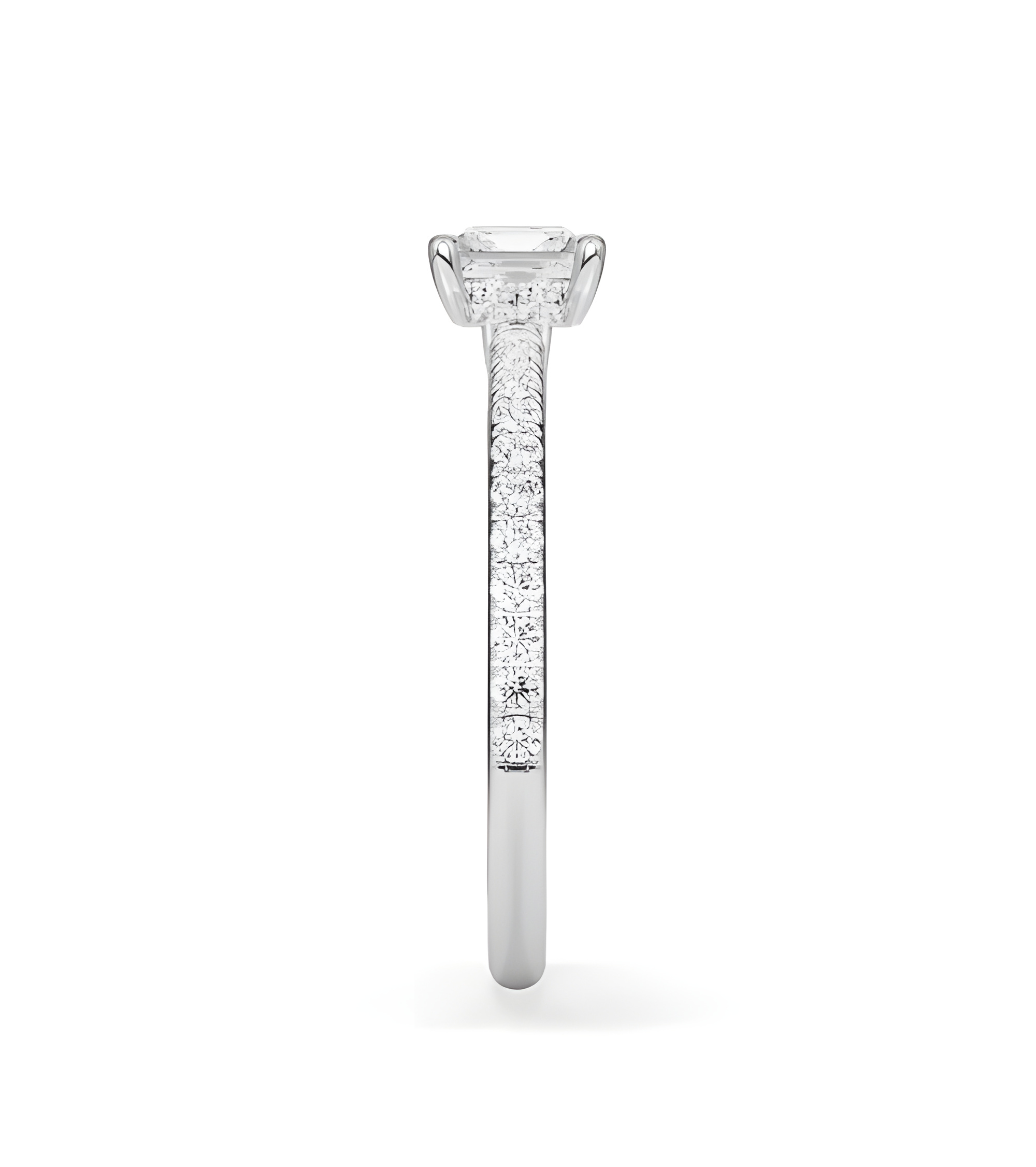 Pavé engagement rings with ethical lab-grown diamonds | Staring