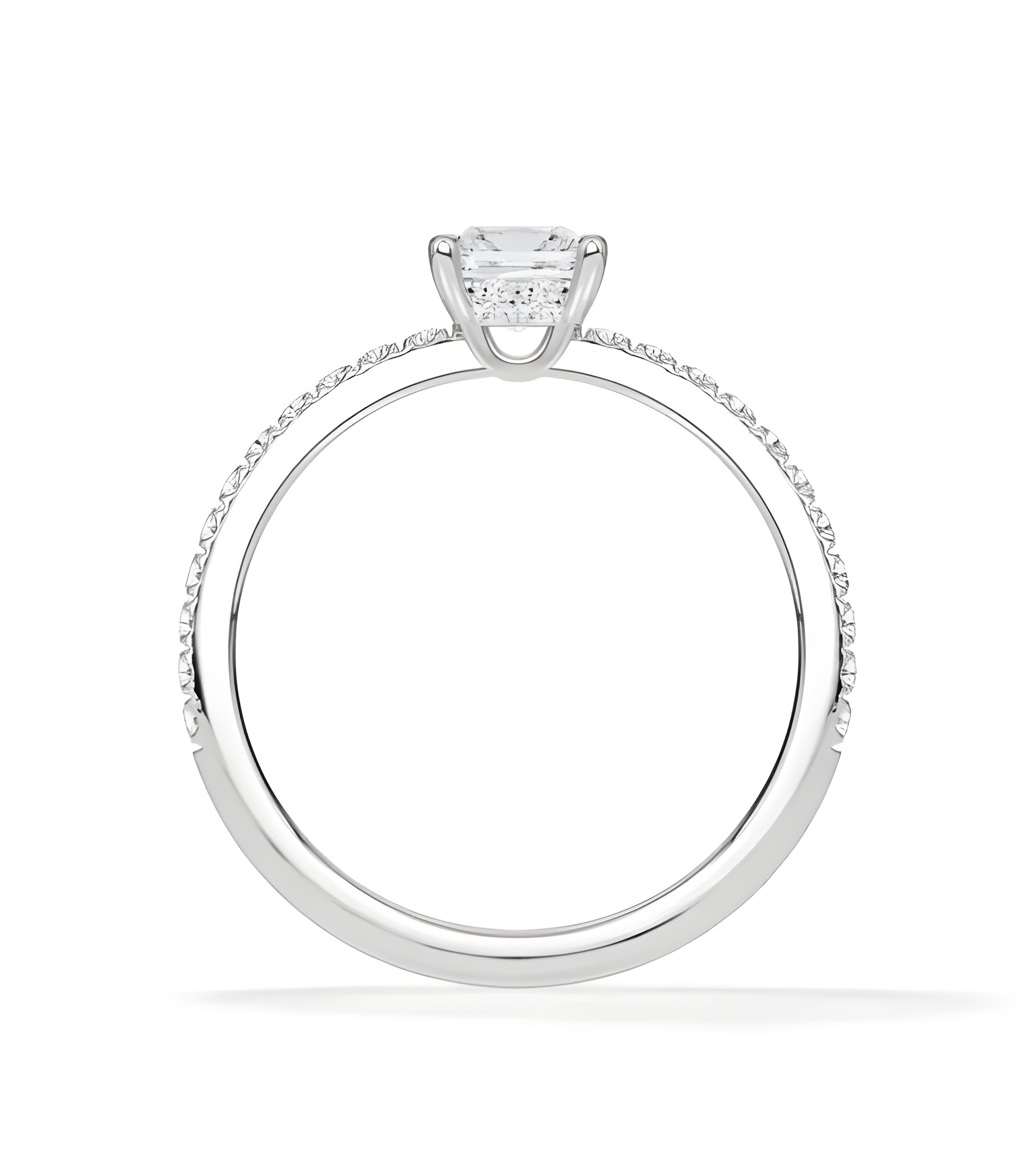 Pavé engagement rings with ethical lab-grown diamonds | Staring