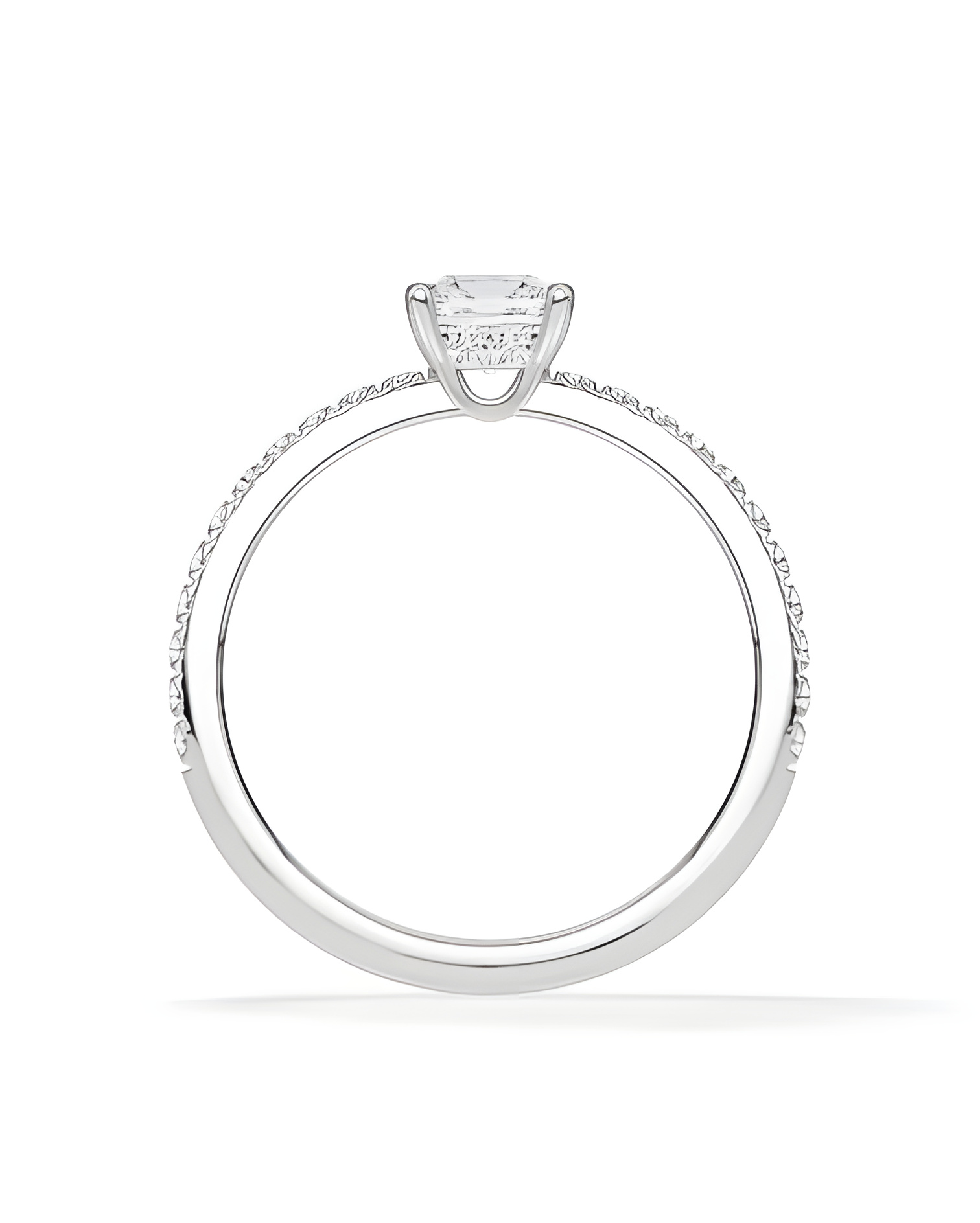 Pavé engagement rings with ethical lab-grown diamonds | Staring