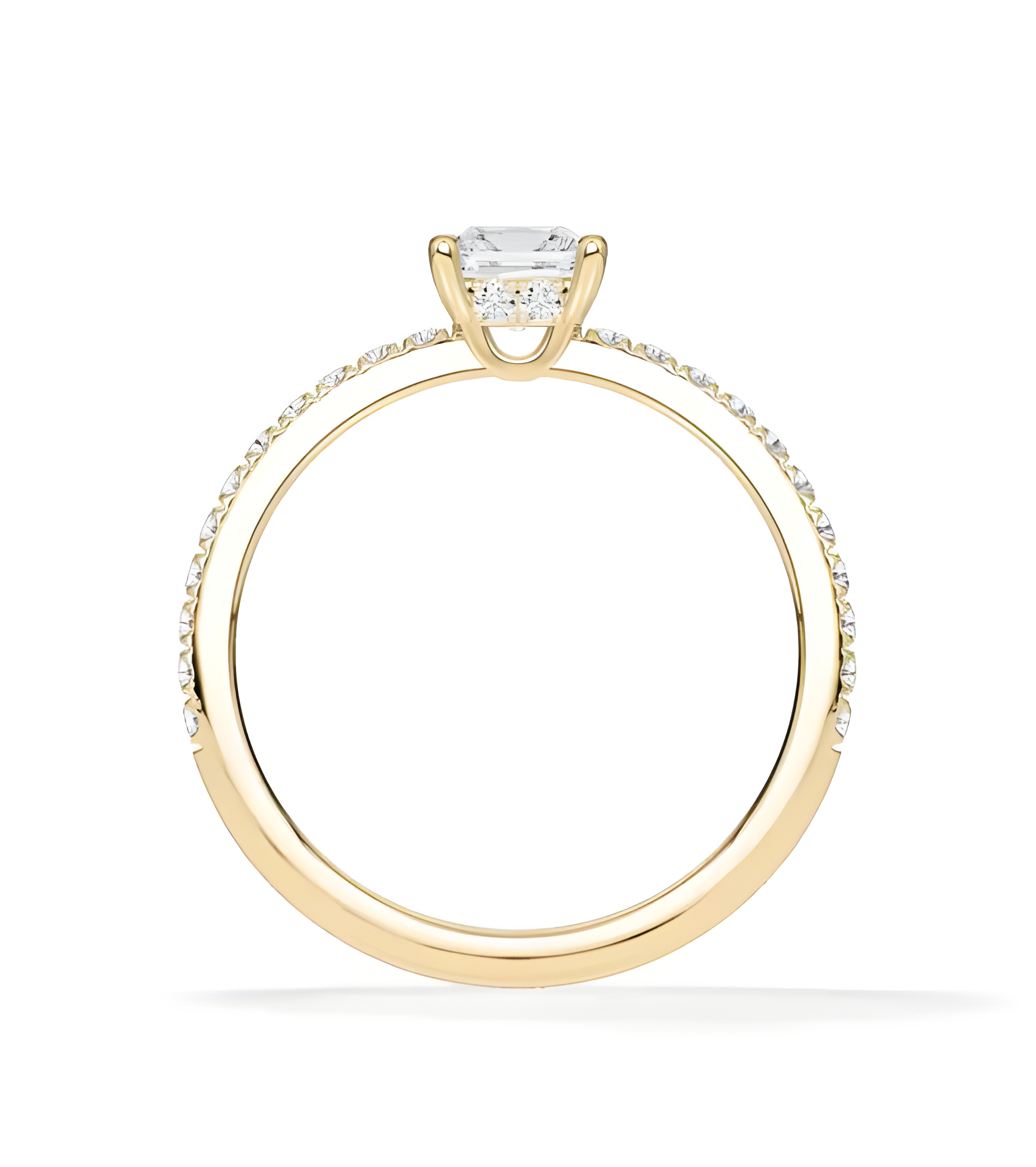 Pavé engagement rings with ethical lab-grown diamonds | Staring