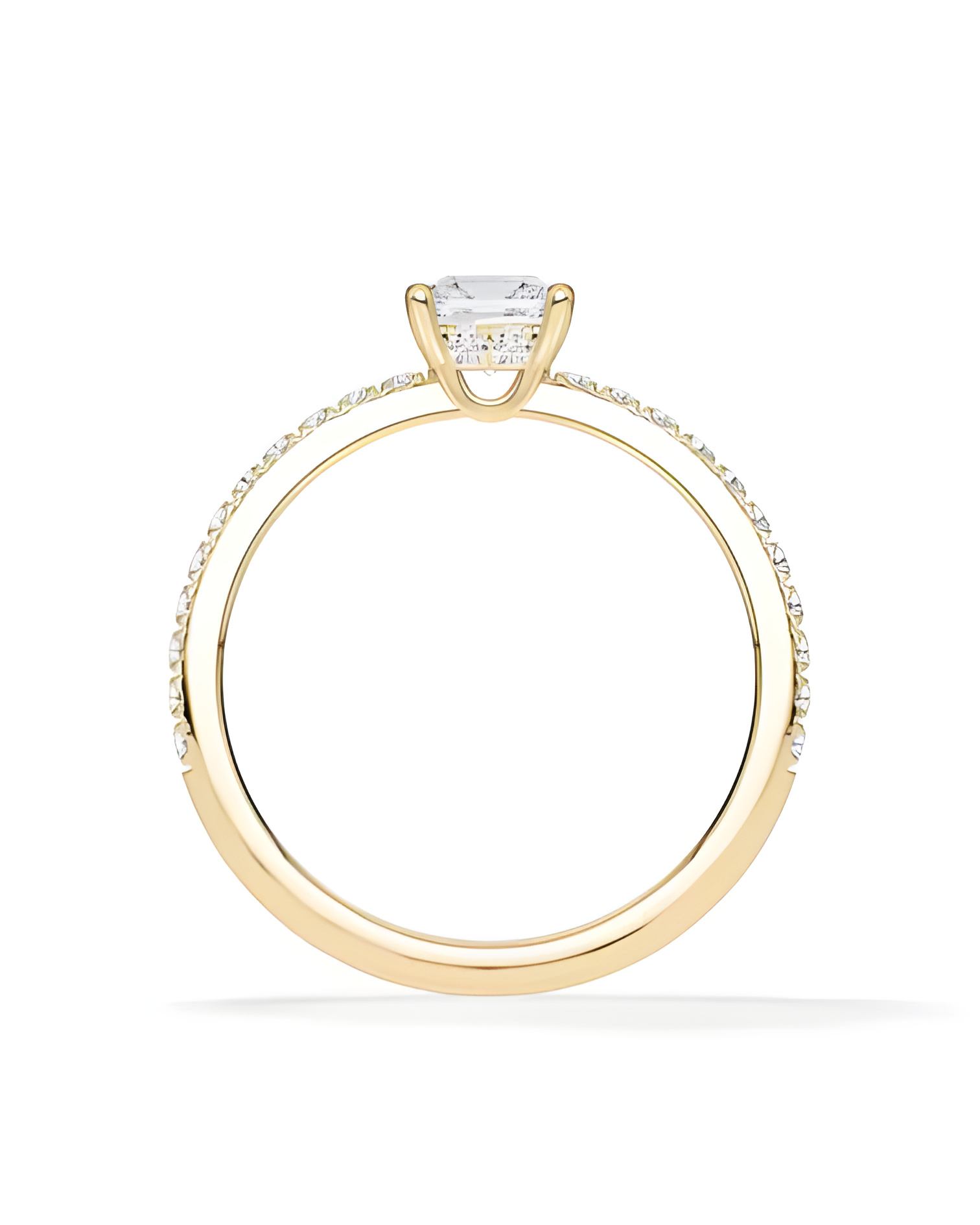 Pavé engagement rings with ethical lab-grown diamonds | Staring