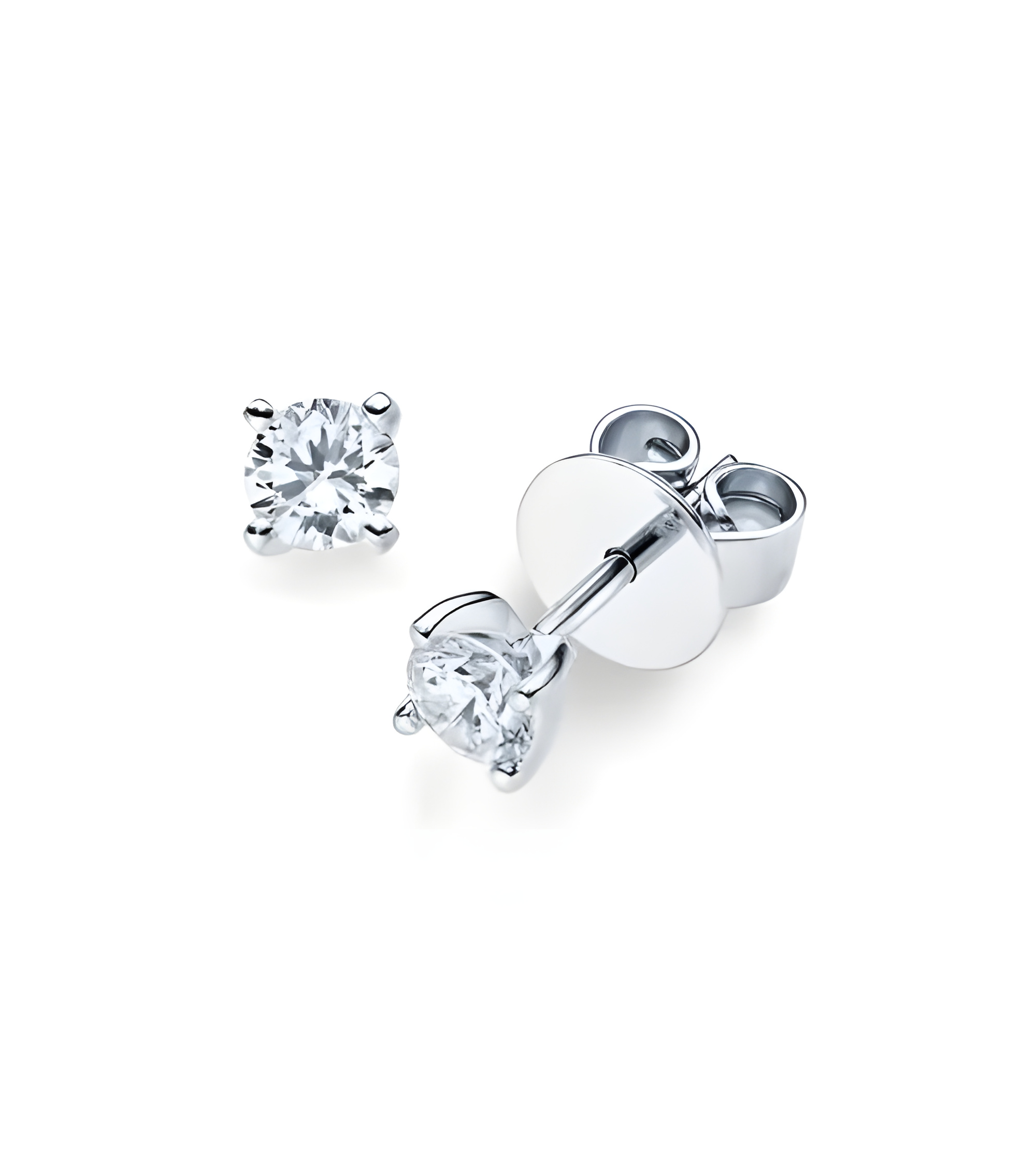Diamond Sleeper Earrings with Sustainable and Natural Stones | Staring