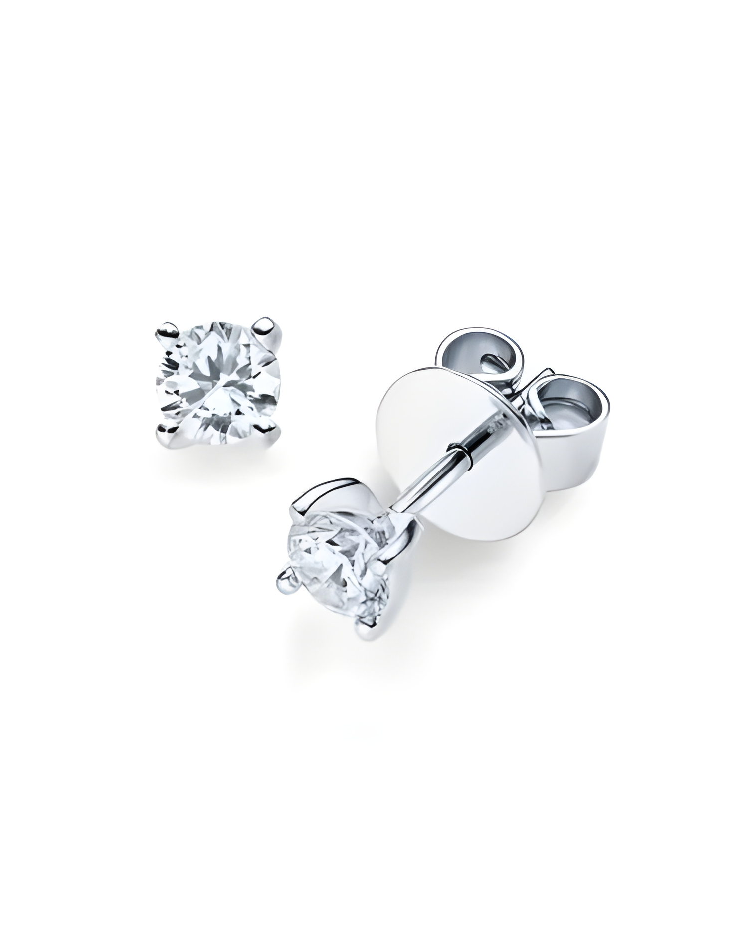 Diamond Sleeper Earrings with Sustainable and Natural Stones | Staring