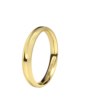 Anillos de boda con acabados oro amarillo de 9 y 18 quilates | Staring