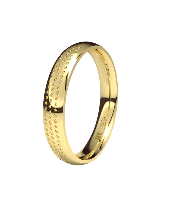 Alianzas con detalles bonitos en oro amarillo | Staring