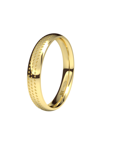 Alianzas con detalles bonitos en oro amarillo | Staring